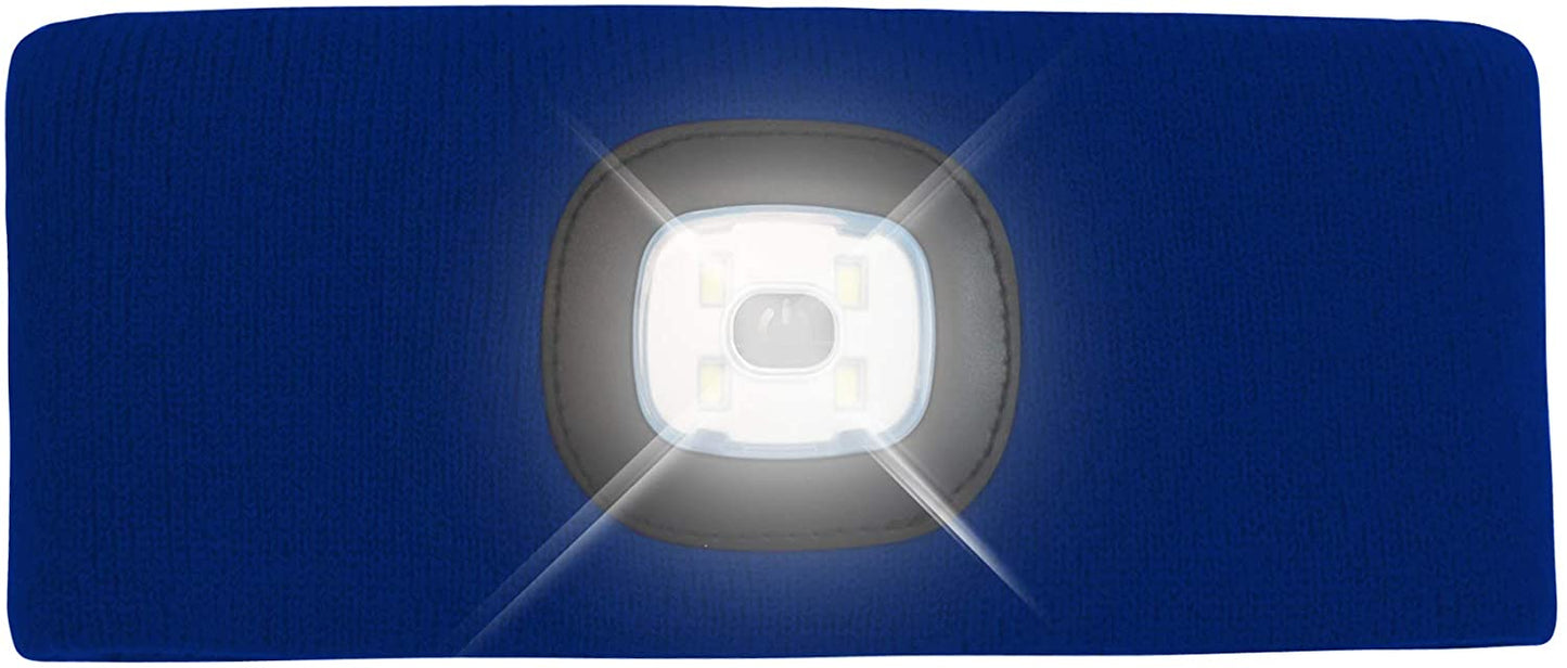 Headlightz® Headband - Knit - Galaxy Blue