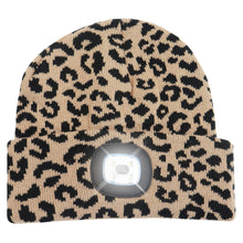 Load image into Gallery viewer, Headlightz® Beanie - Knit - Leopard
