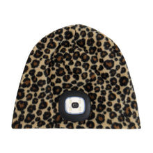 Load image into Gallery viewer, Headlightz® Beanie - Fleece - Leopard
