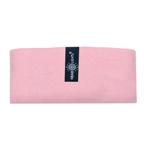 Headlightz® Headband - Knit - Light Pink