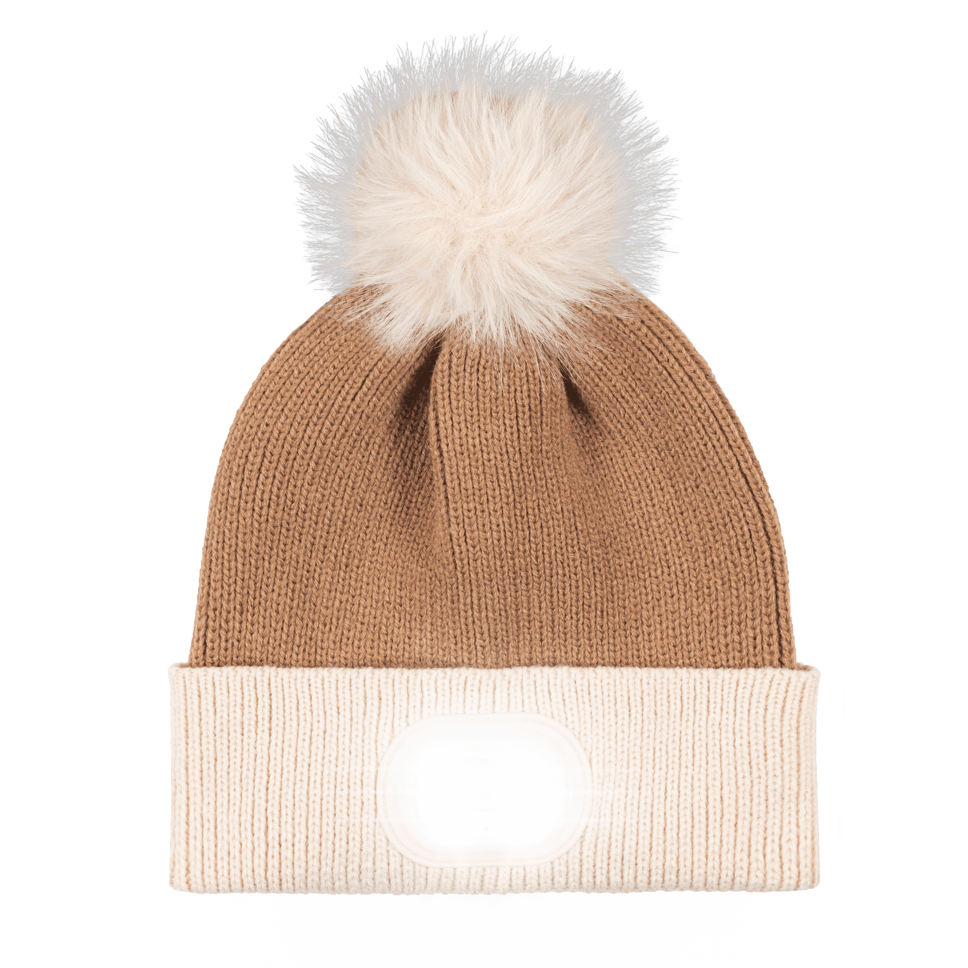 LED Pom Pom Beanie SAND - Main Image