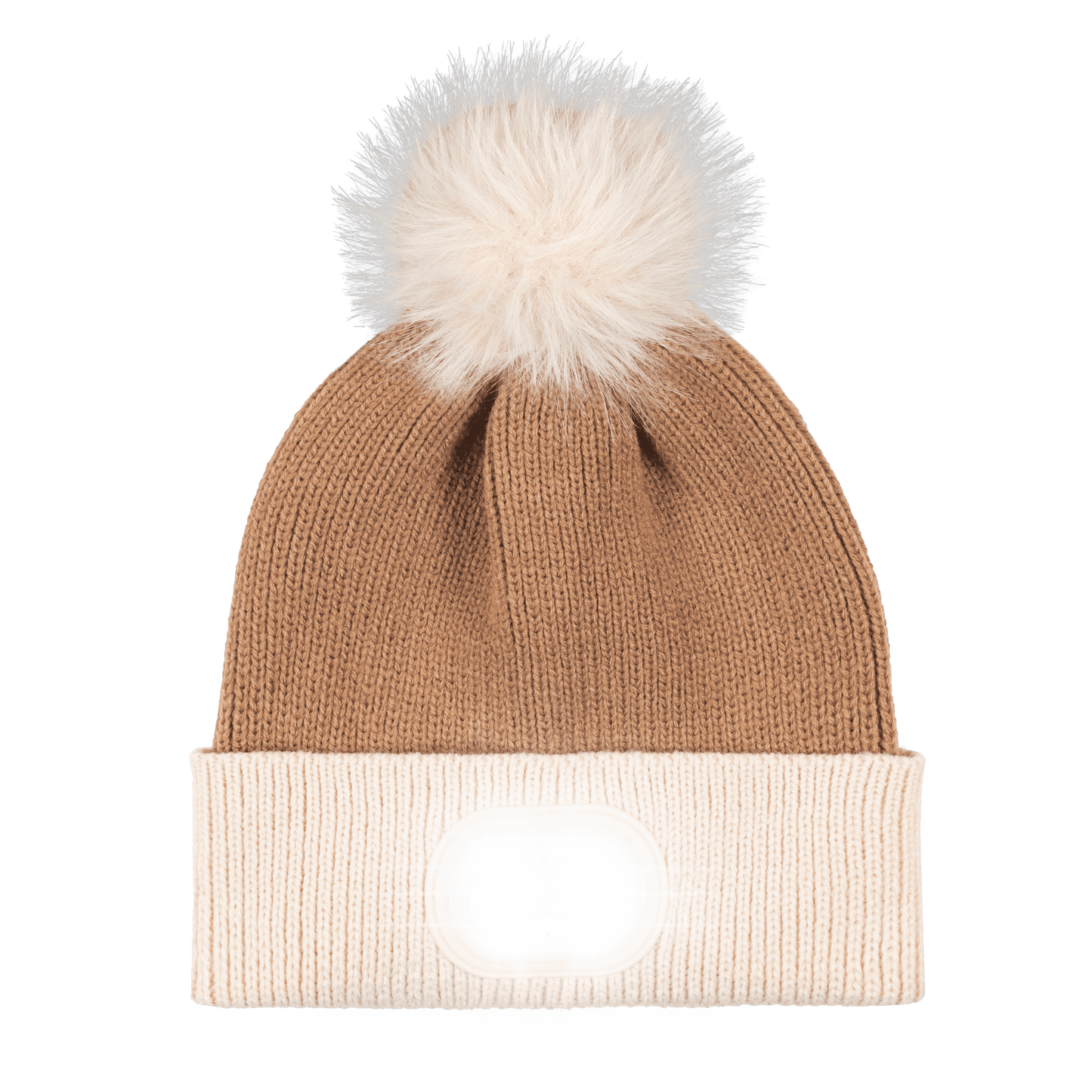 LED Pom Pom Beanie - SAND