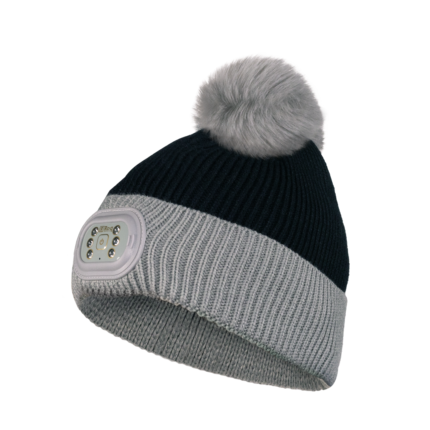 LED Pom Pom Beanie - GRAY