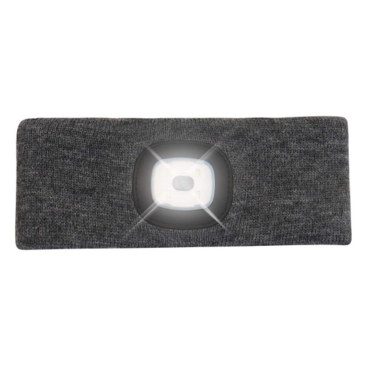 Headlightz® Headband - Knit - Gray