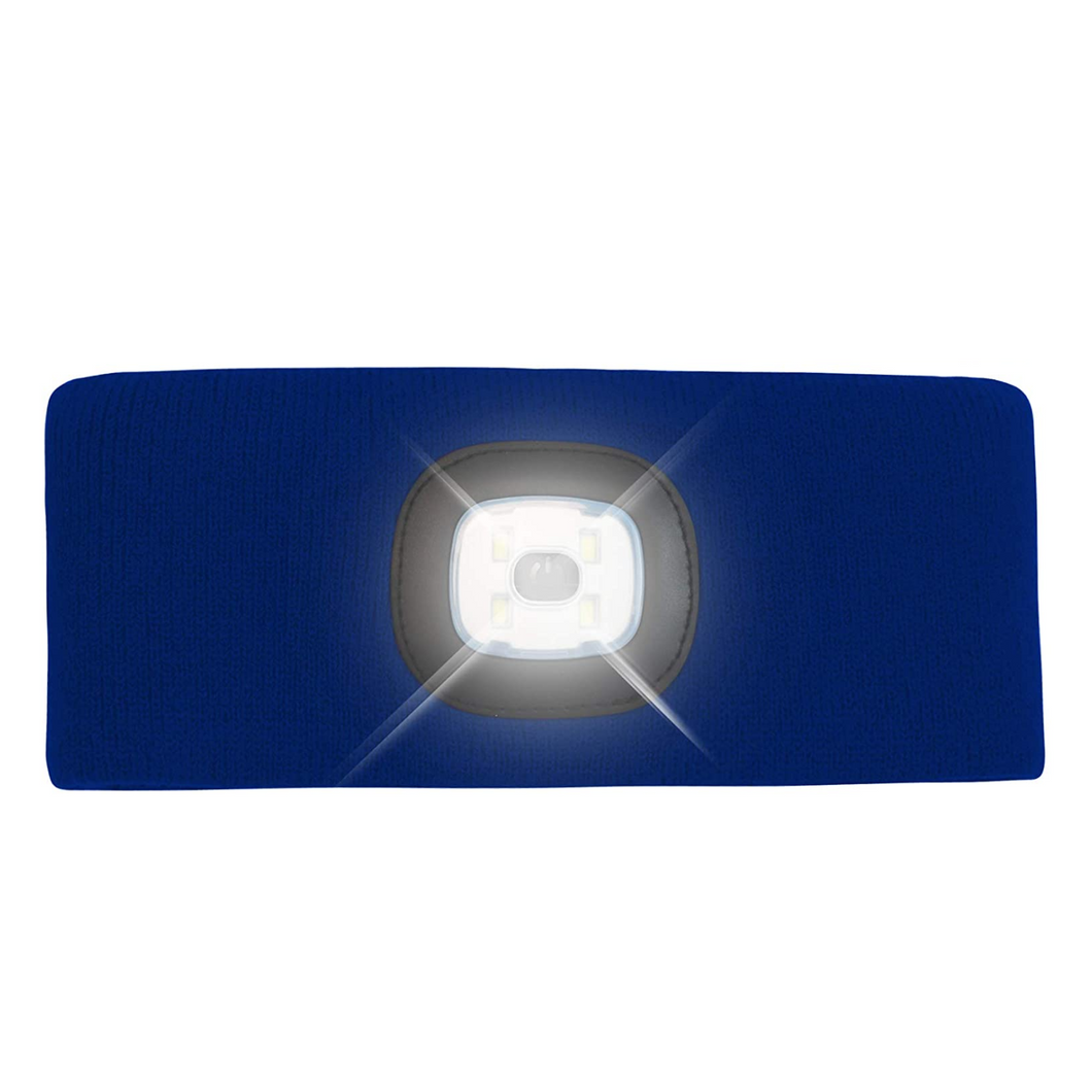 Headlightz® Headband - Knit - Galaxy Blue