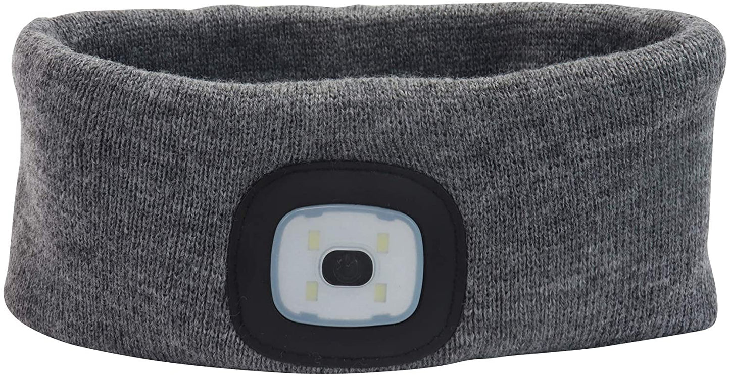 Headlightz® Headband - Knit - Gray