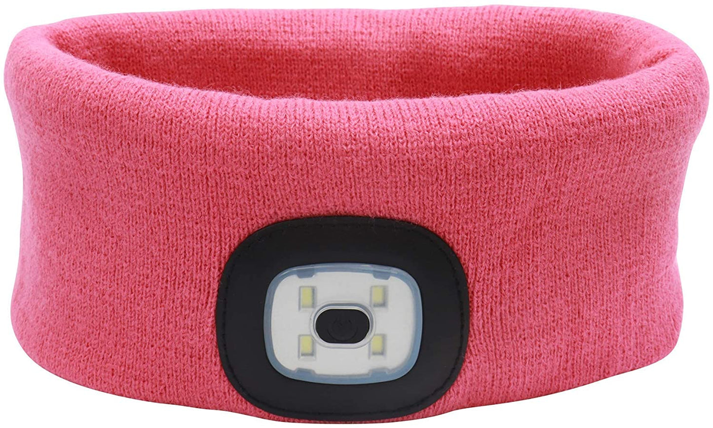 Headlightz® Headband - Knit - Coral