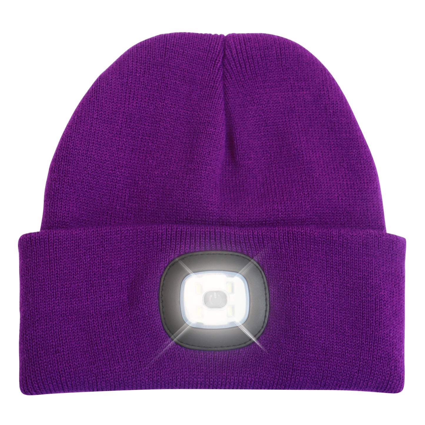 Headlightz® Beanie - Knit - Plum