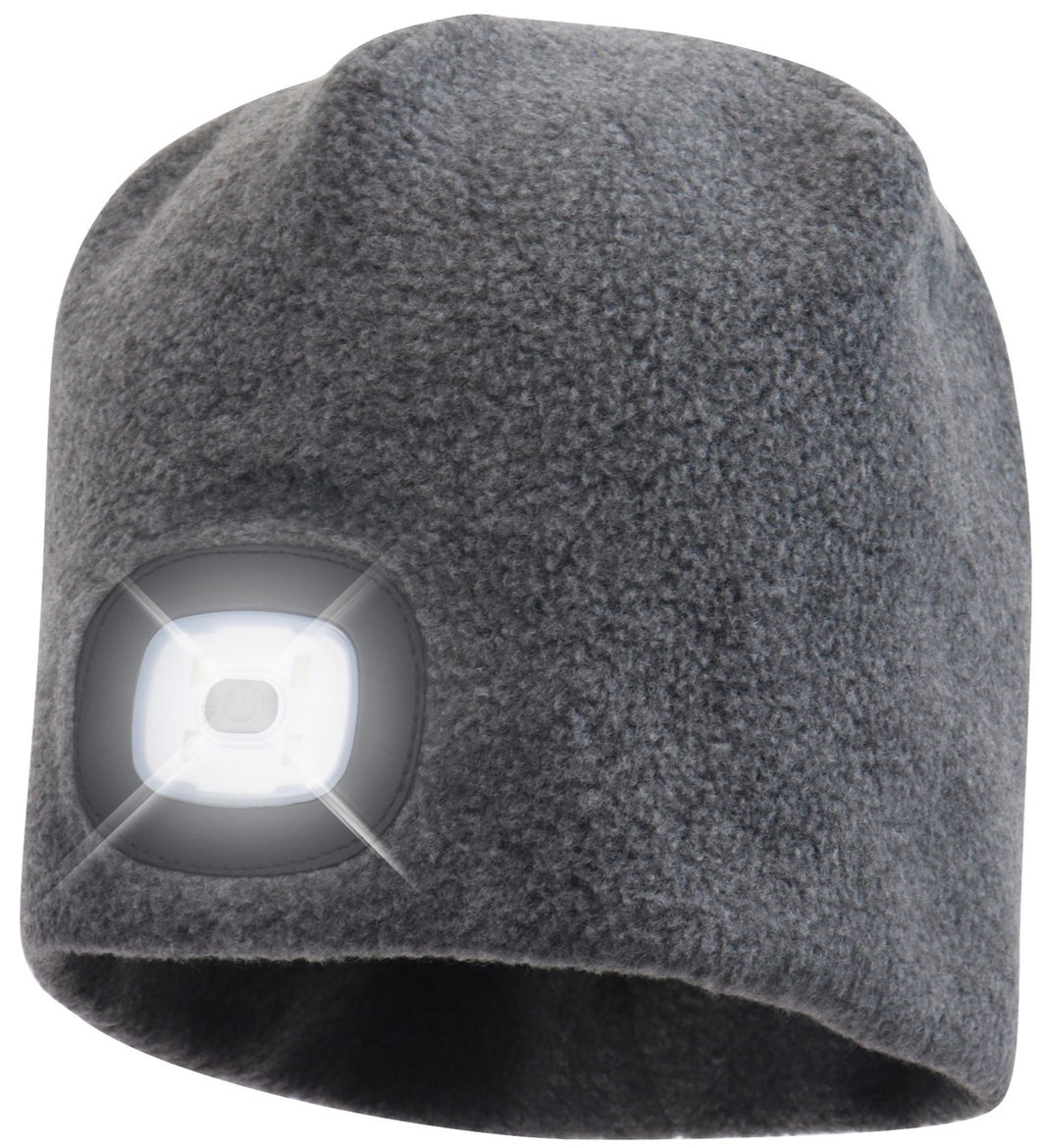 Headlightz® Beanie - Fleece - Grey