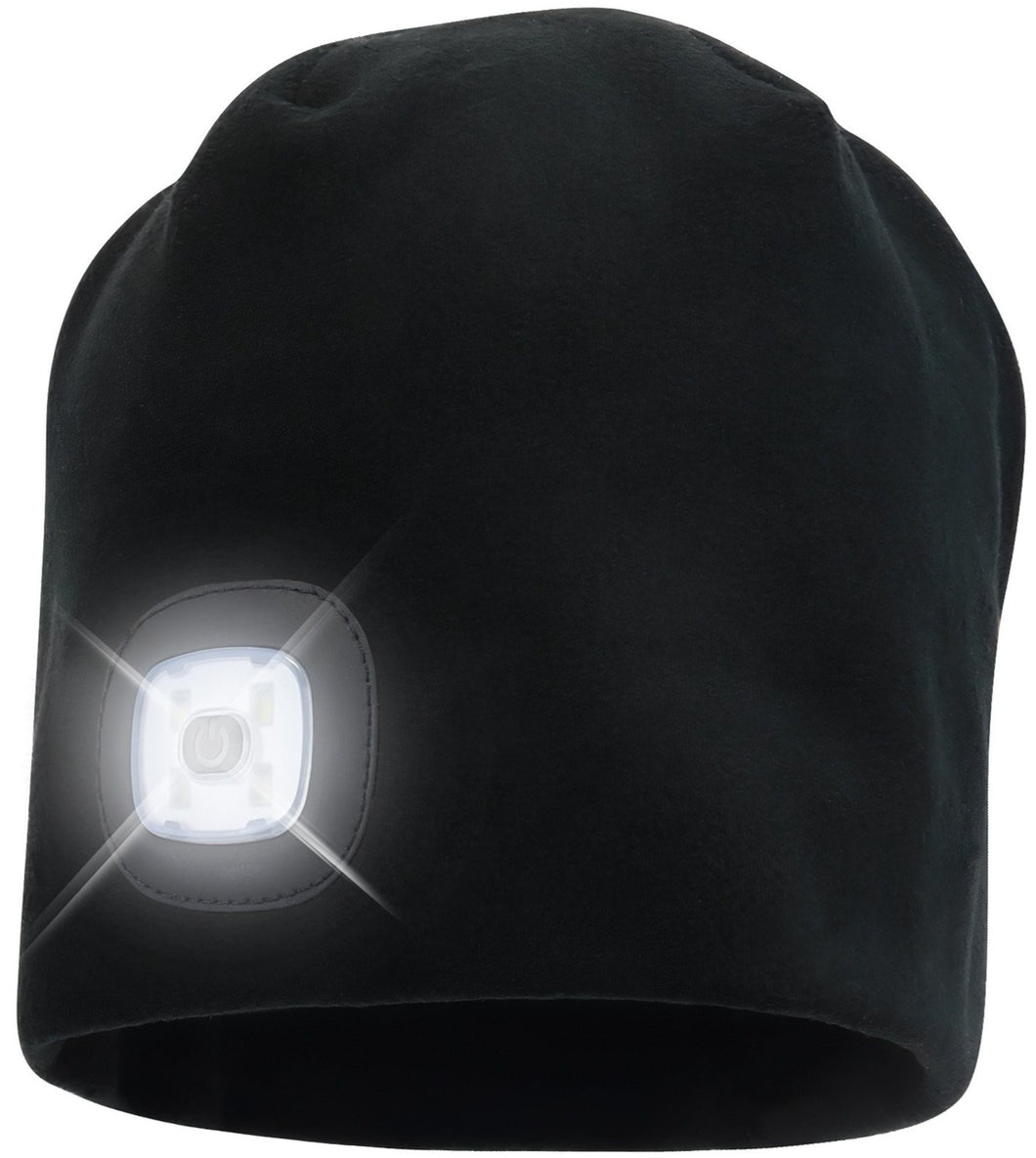 Headlightz® Beanie - Fleece - Black