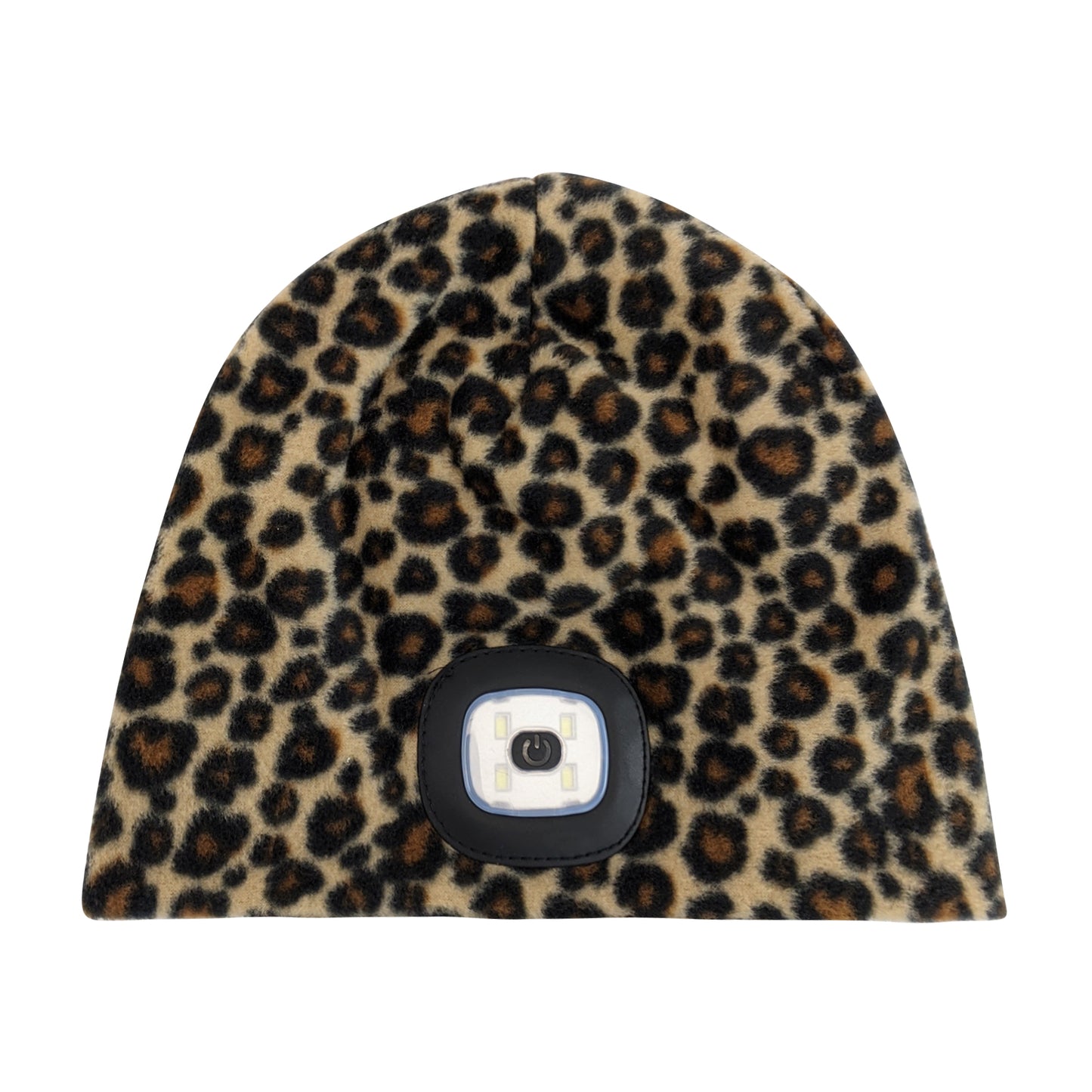 Headlightz® Beanie - Fleece - Leopard