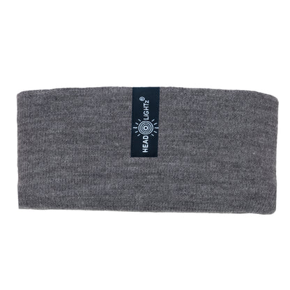 Headlightz® Headband - Knit - Light Gray