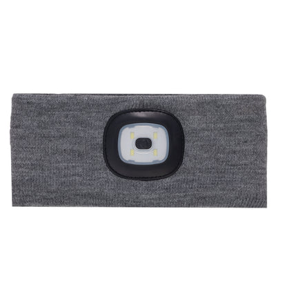 Headlightz® Headband - Knit - Light Gray