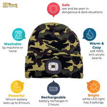 Load image into Gallery viewer, Headlightz® Beanie - Knit - Camo
