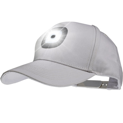 Headlightz® LED Baseball Cap - Light Gray