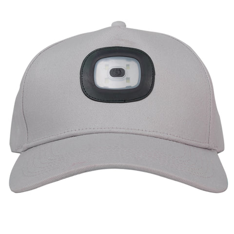 Headlightz® LED Baseball Cap - Light Gray