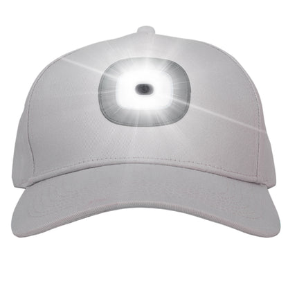 Headlightz® LED Baseball Cap - Light Gray