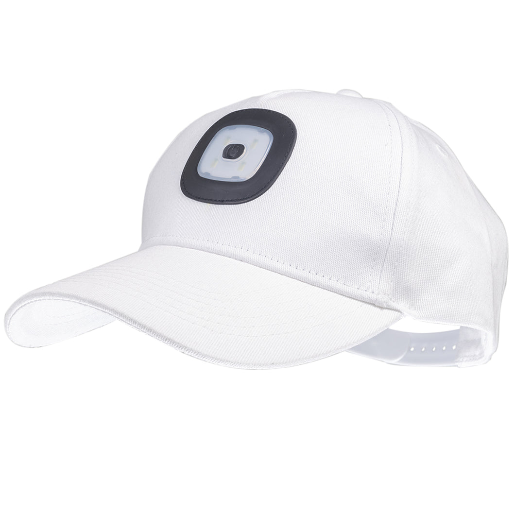Headlightz® LED Baseball Cap - White