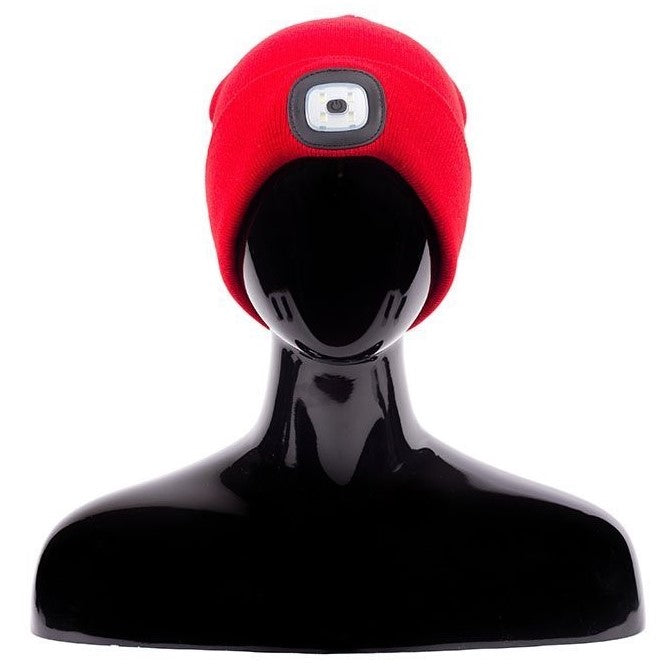Headlightz® Beanie - Knit - Red